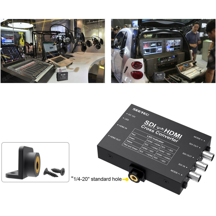 SEETEC 3 x SDI to 2 x HDMI Two-way Signal Translator Converter, 3 x SDI to 2 x HDMI