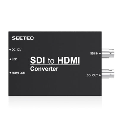 SEETEC 1 x SDI Input + 1 x SDI Output to 1 x HDMI Output Converter, 1 x SDI + 1 x SDI to 1 x HDMI