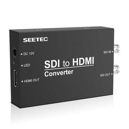 SEETEC 1 x SDI Input + 1 x SDI Output to 1 x HDMI Output Converter, 1 x SDI + 1 x SDI to 1 x HDMI