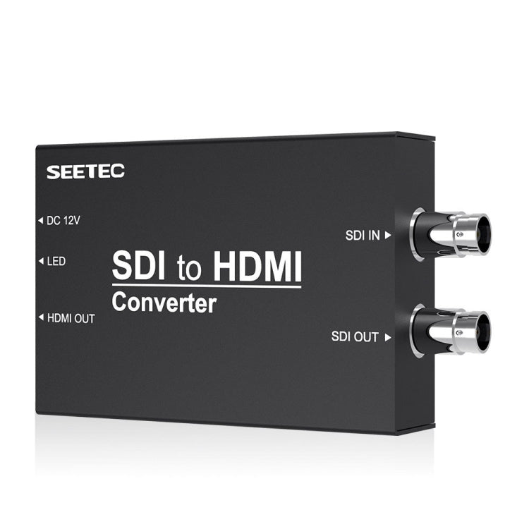 SEETEC 1 x SDI Input + 1 x SDI Output to 1 x HDMI Output Converter, 1 x SDI + 1 x SDI to 1 x HDMI