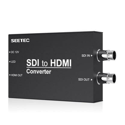 SEETEC 1 x SDI Input + 1 x SDI Output to 1 x HDMI Output Converter, 1 x SDI + 1 x SDI to 1 x HDMI