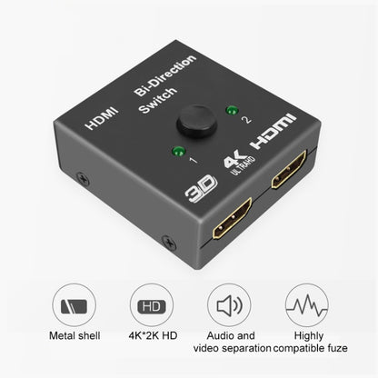 4K HD Video Smart Two-way HDMI Switcher, BSY