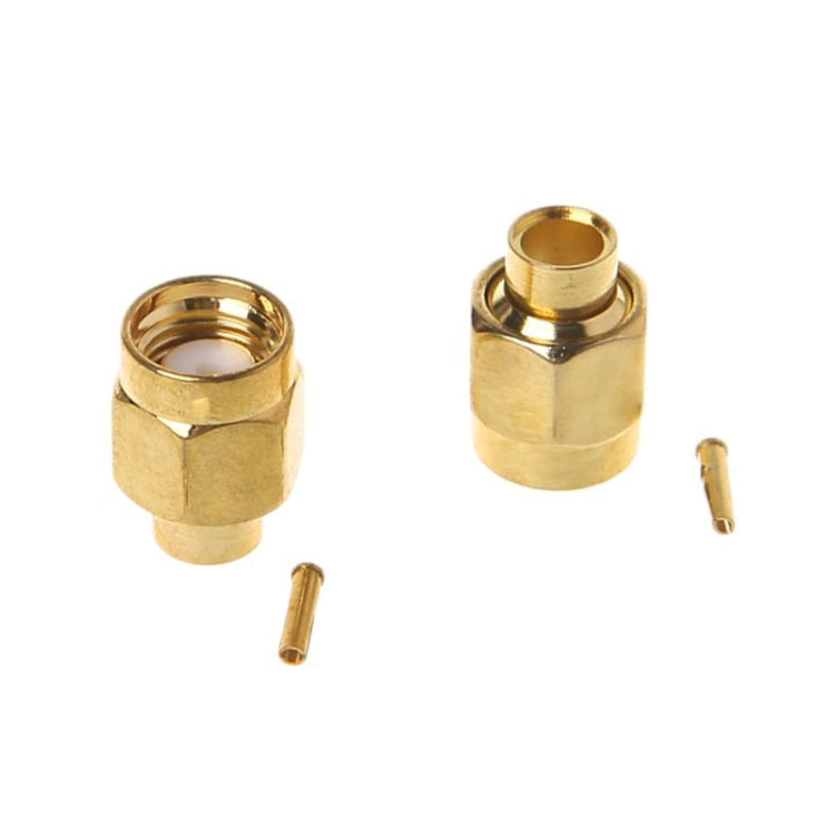 20 PCS SMA-JB3 RF Connector SMA Male Inner Screw & Pin Solder Semi-Rigid, SMA-JB3