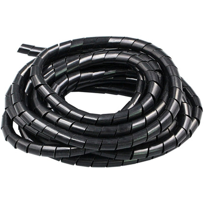 18m PE Spiral Pipes Wire Winding Organizer Tidy Tube, Nominal Diameter: 4mm, 4mm / 18m Length