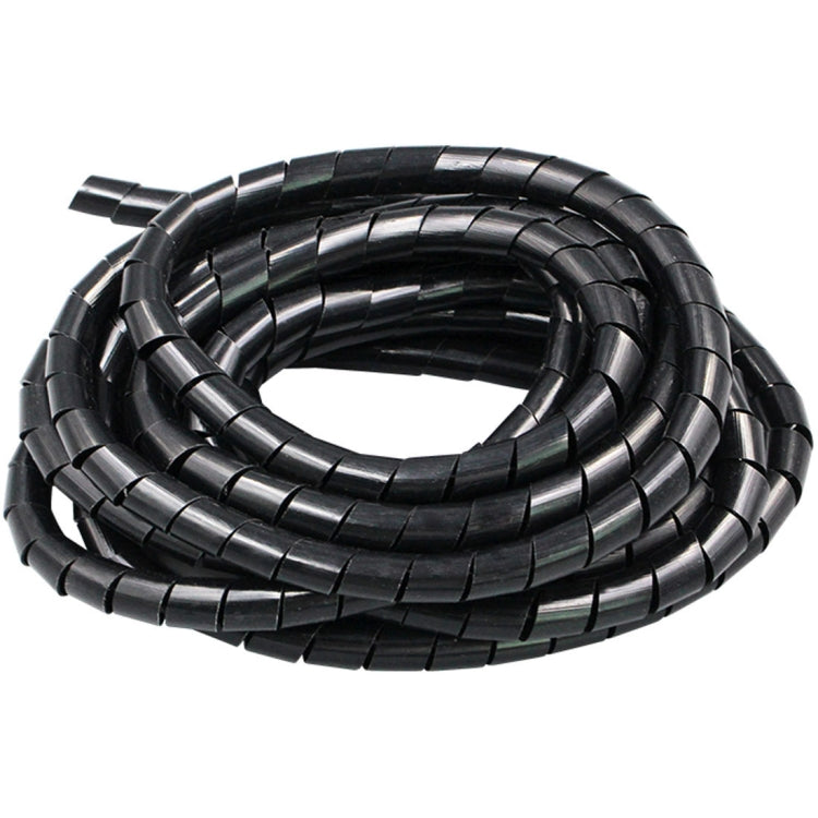 11m PE Spiral Pipes Wire Winding Organizer Tidy Tube, Nominal Diameter: 8mm, 8mm / 11m Length