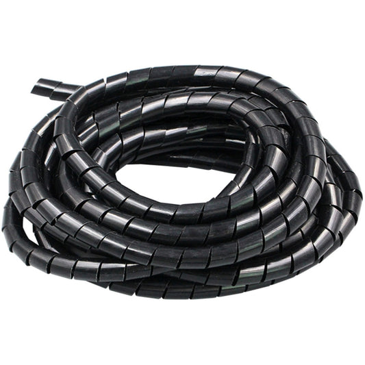11m PE Spiral Pipes Wire Winding Organizer Tidy Tube, Nominal Diameter: 8mm, 8mm / 11m Length