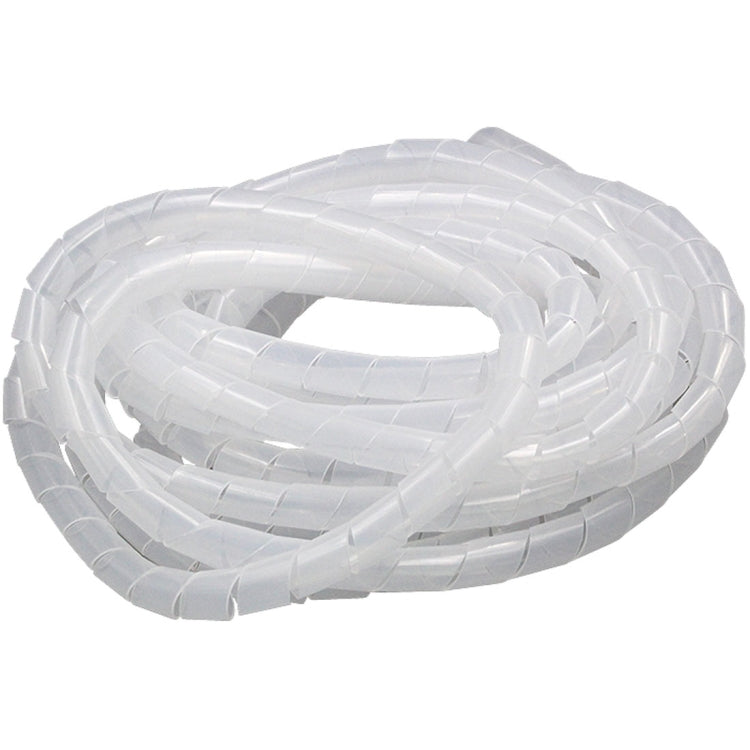 11m PE Spiral Pipes Wire Winding Organizer Tidy Tube, Nominal Diameter: 8mm, 8mm / 11m Length
