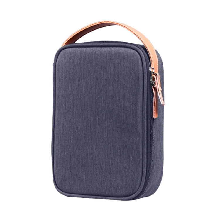 Multi-function Headphone Charger Data Cable Storage Bag, Ultra Fiber Portable Power Pack, Size: L, 16.5x6x23.5cm, L