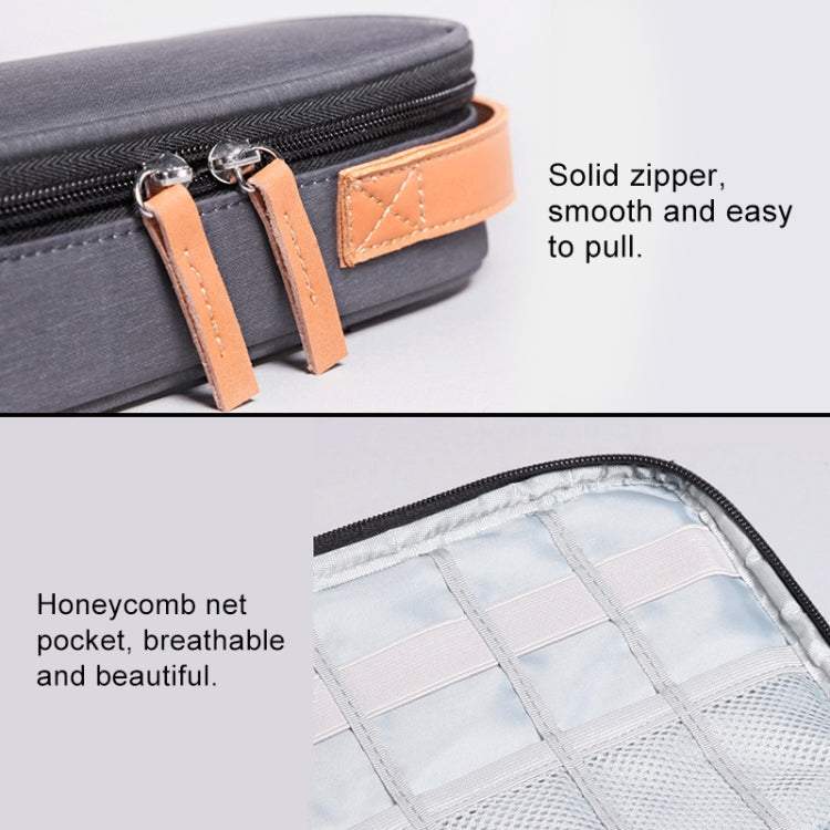 Multi-function Headphone Charger Data Cable Storage Bag, Ultra Fiber Portable Power Pack, Size: L, 16.5x6x23.5cm, L
