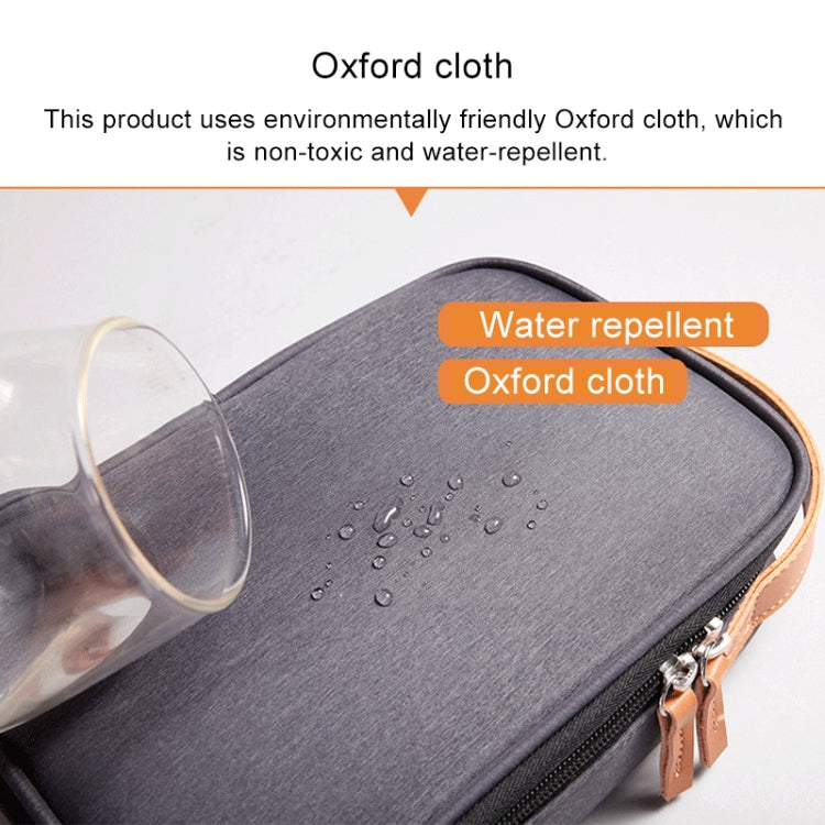 Multi-function Headphone Charger Data Cable Storage Bag, Ultra Fiber Portable Power Pack, Size: L, 16.5x6x23.5cm, L