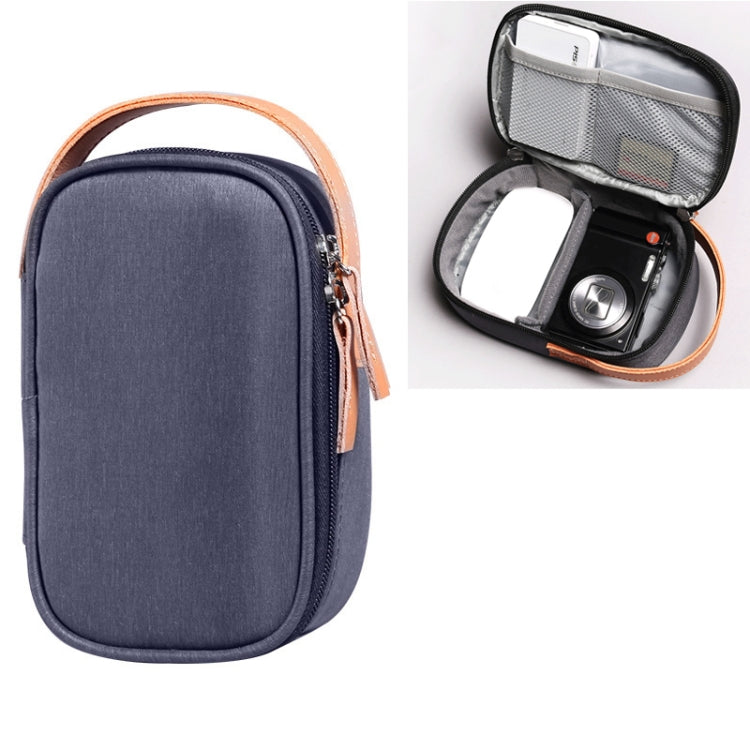 Multi-function Headphone Charger Data Cable Storage Bag, Ultra Fiber Portable Power Pack, Size: S, 11x5.5x18cm, S