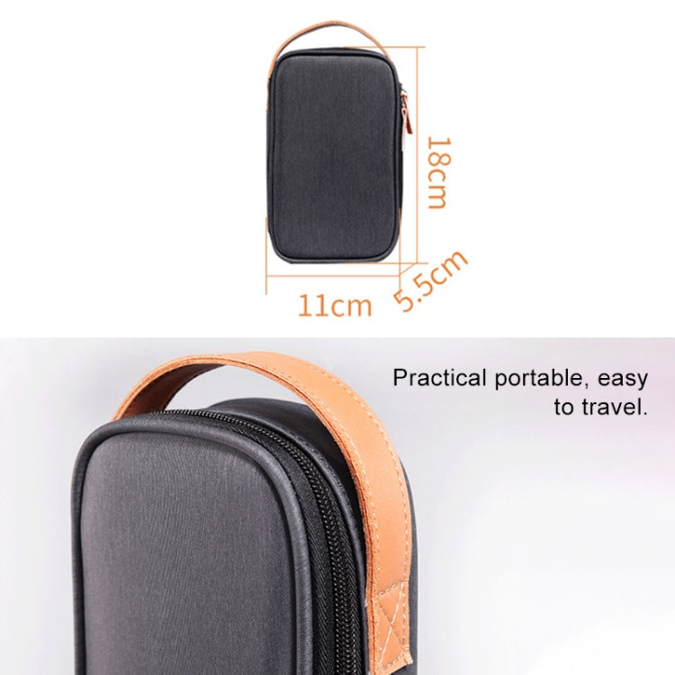 Multi-function Headphone Charger Data Cable Storage Bag, Ultra Fiber Portable Power Pack, Size: S, 11x5.5x18cm, S