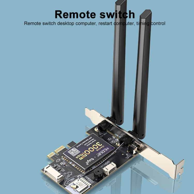 EDUP AX200SW 3000Mbps Remote Control Computer Power On and Off Network Card, AX200SW