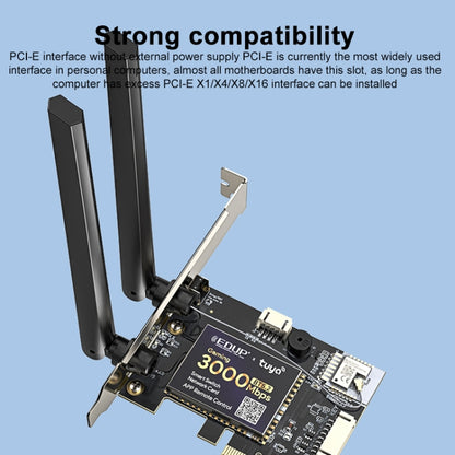 EDUP AX200SW 3000Mbps Remote Control Computer Power On and Off Network Card, AX200SW