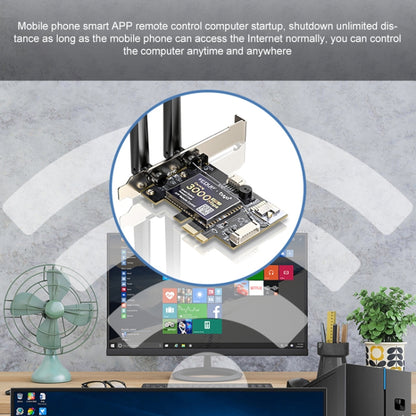 EDUP AX200SW 3000Mbps Remote Control Computer Power On and Off Network Card, AX200SW
