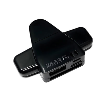 7 in 1 Card Reader USB + Type-C + 8 Pin + TF Card + SD Card + Earphone Adapter