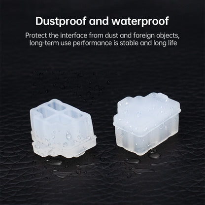 20 PCS Silicone Anti-Dust Plugs for RJ45 Port