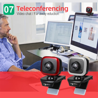 HXSJ A849 480P Adjustable 360 Degree HD Video Webcam PC Camera with Microphone
