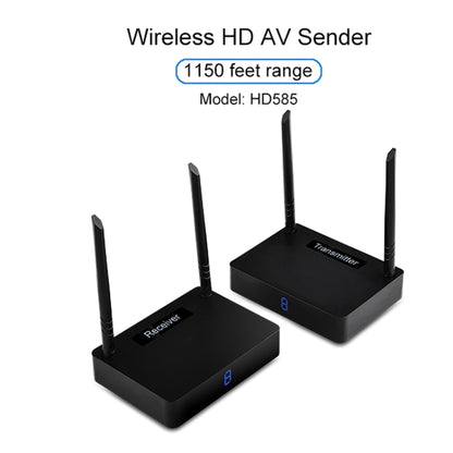 Measy HD585 5.8GHz Wireless HD AV Sender with Infrared Return Function, Transmission Distance: 350m