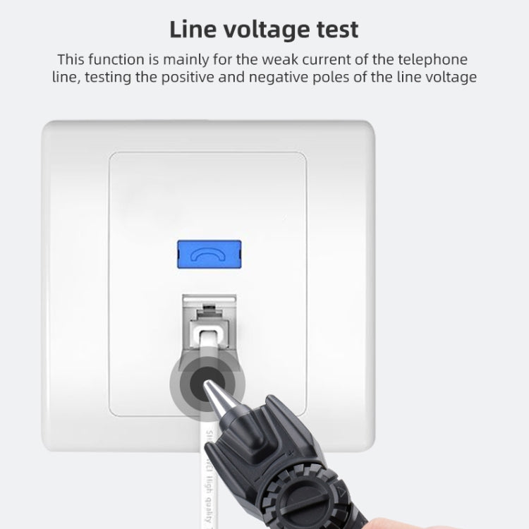 BENETECH GT66 RJ11 / RJ45 Multifunctional Cable Tester Line Finder Net Cable Detector, GT66 Cable Detector