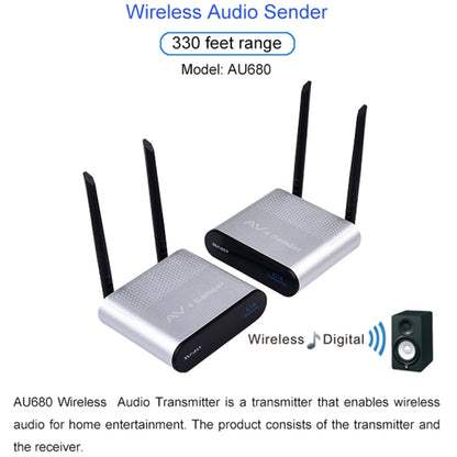 Measy AU680 Wireless Audio Speaker Transmission Box, Transmitter & Receiver, Transmission Distance: 100m, AU680