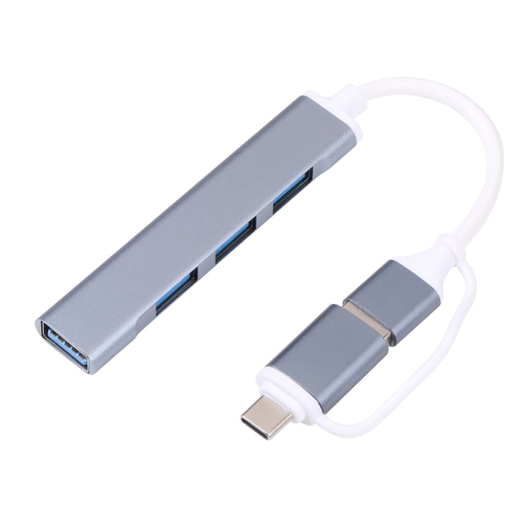 A-806 5 in 1 USB 3.0 and Type-C / USB-C to USB 3.0 HUB Adapter, A-806