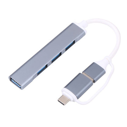 A-806 5 in 1 USB 3.0 and Type-C / USB-C to USB 3.0 HUB Adapter, A-806
