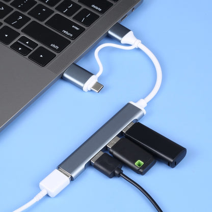 A-806 5 in 1 USB 3.0 and Type-C / USB-C to USB 3.0 HUB Adapter, A-806
