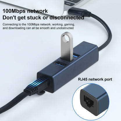RDS 6307-4 USB-C / Type-C to USB3.0 + Triple USB2.0 4 in 1 HUB Adapter, 6307-4