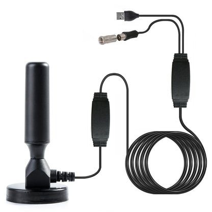 DVB-T CMMB DTMB Antenna Amplifier Car TV Digital Antenna, USB 22dBi