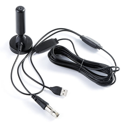 DVB-T CMMB DTMB Antenna Amplifier Car TV Digital Antenna, USB 22dBi