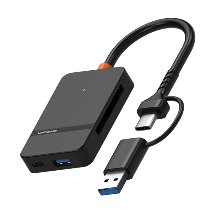 ADS-316 8 in 1 Type-C+USB Multi-function Card Reader, ADS-316