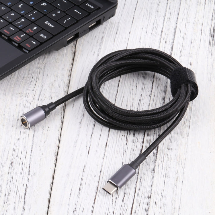 USB-C / Type-C Male to 8 Pin Magnetic DC Round Head Free Plug Charging Adapter Cable, Type-C to Magnetic Head