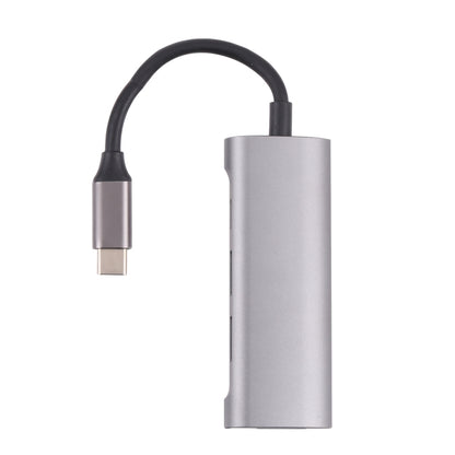 T-811 4 in 1 USB-C / Type-C to 3 USB 3.0 + USB-C / Type-C Ports HUB Docking Station, T-811