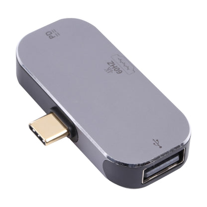3 in 1 USB-C / Type-C Male to USB-C / Type-C Charging + USB + 4K 60Hz HDMI Female Adapter, USB-C / Type-C + USB + HDMI