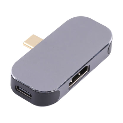 3 in 1 USB-C / Type-C Male to USB-C / Type-C Charging + USB + 4K 60Hz HDMI Female Adapter, USB-C / Type-C + USB + HDMI