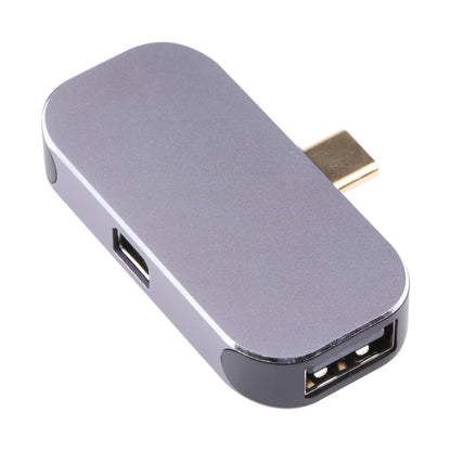 3 in 1 USB-C / Type-C Male to USB-C / Type-C Charging + USB + Mini DP Female Adapter, USB-C / Type-C + USB + Mini DP