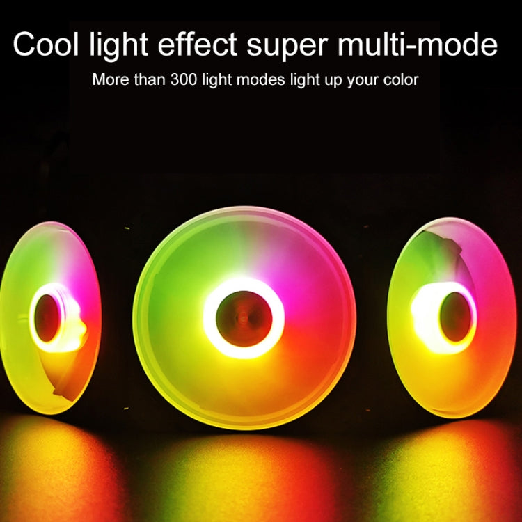COOLMOON 12 Single Color RGB Light Remote Control Radiator Computer Case Cooler, CM-JOY-B