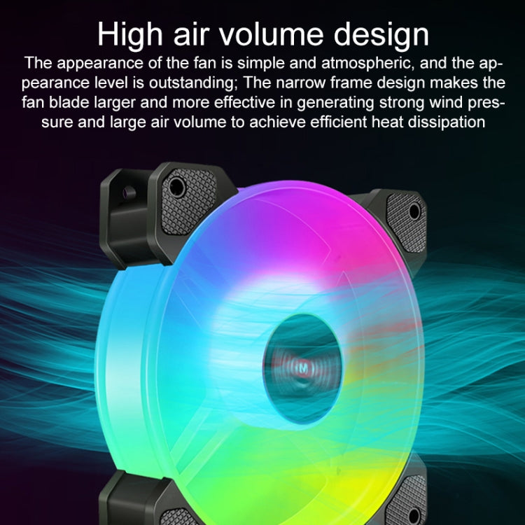 COOLMOON CM-JD1 Jade Ring RGB Case Cooler, CM-JD1