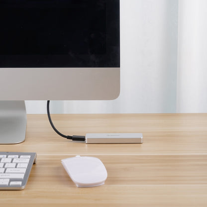 ORICO PVM2-C3 M.2 M-Key to USB 3.1 Gen2 USB-C / Type-C Flip Solid State Drive Enclosure, The Maximum Support Capacity: 2TB
