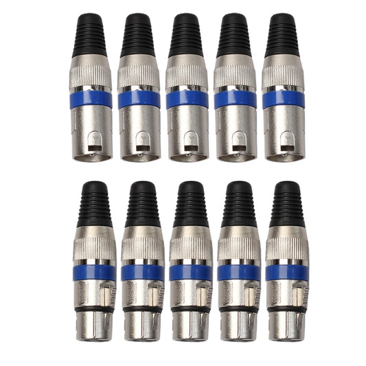 5 Pairs XLR Plug Male + Female Jack Mic Jack Plug Socket Connector, 5 Pairs