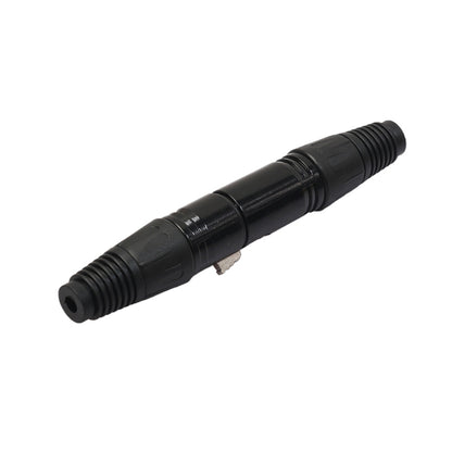 5 Pairs Black 3 Pin XLR Audio Cable Connector Male and Female, 5 Pairs