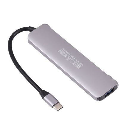 6 In 1 Multi-function Type-C / USB-C Adapter Docking Station