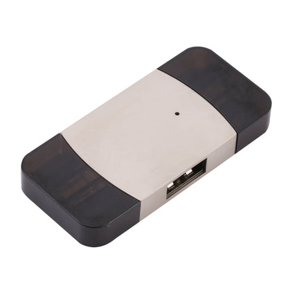 4 In 1 Type-C / USB-C + 8 Pin + Dual USB Multi-function Adapter with Dual OTG Function, 4 In 1