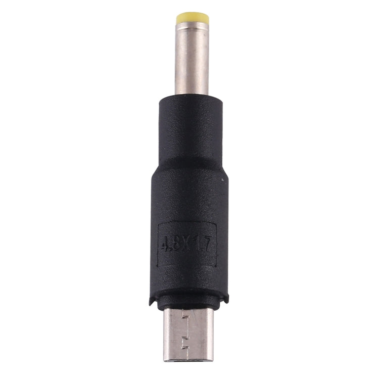 10 PCS 4.8 x 1.7mm to Micro USB DC Power Plug Connector, 4.8 x 1.7mm