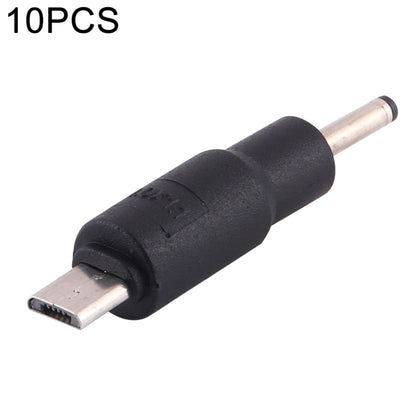 10 PCS 3.0 x 1.1mm to Micro USB DC Power Plug Connector, 3.0 x 1.1mm