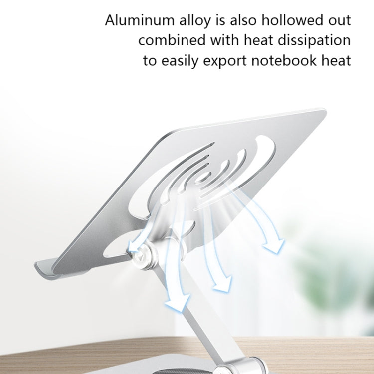 L-14 Aluminum Alloy Foldable Rotating Laptop/Tablet Stand, L-14