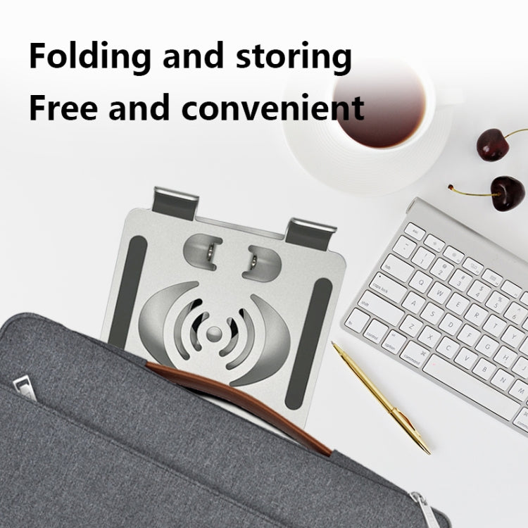 L-14 Aluminum Alloy Foldable Rotating Laptop/Tablet Stand, L-14