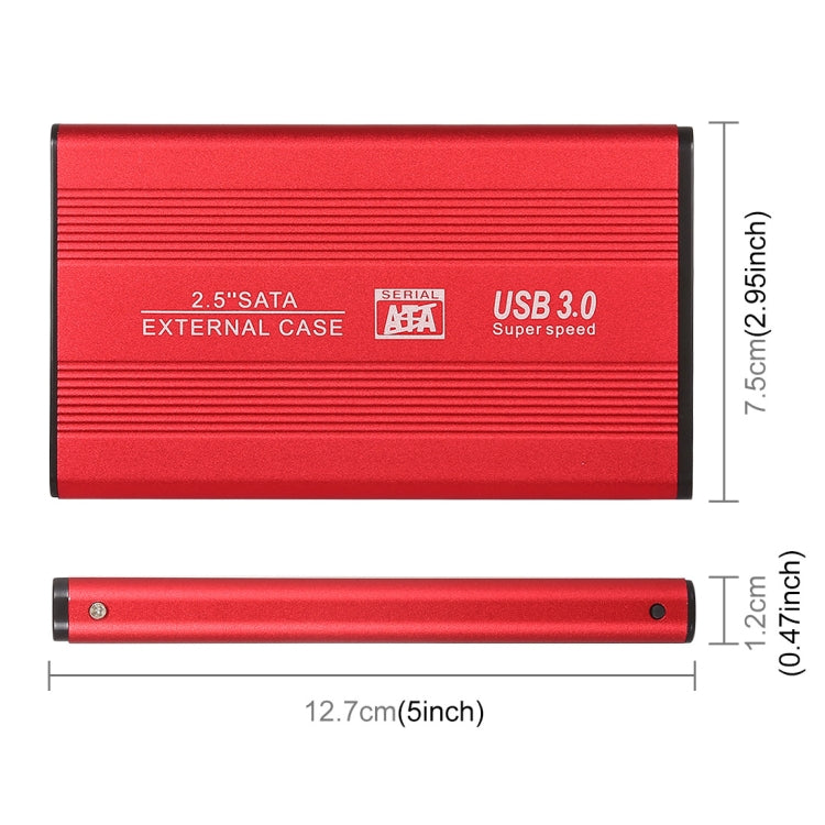 Richwell SATA R2-SATA-500GB 500GB 2.5 inch USB3.0 Super Speed Interface Mobile Hard Disk Drive, 500GB