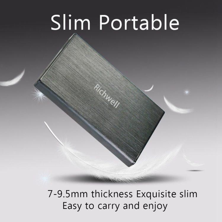 Richwell SATA R23-SATA-160GB 160GB 2.5 inch USB3.0 Interface Mobile Hard Disk Drive, 160GB